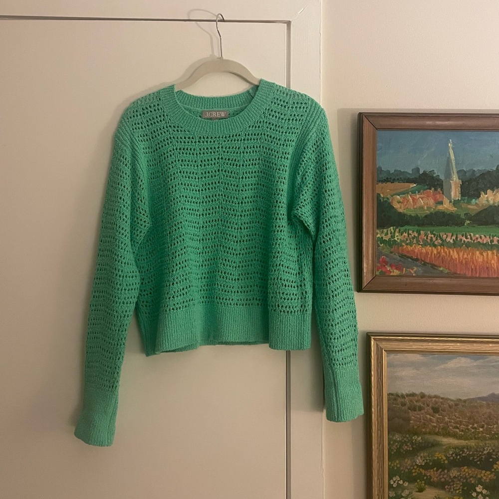 J.Crew XS Green Sweater